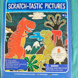 Scratch Art Kit- Dinosaurs