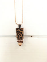 Load image into Gallery viewer, Necklace Gold with animal print