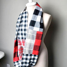 Load image into Gallery viewer, Flannel Infinity Scarf
