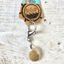 Load image into Gallery viewer, Door County Sand Keychain, White