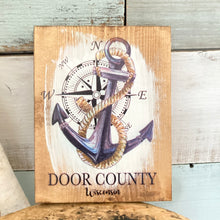 Load image into Gallery viewer, Door County Anchor Sign