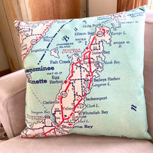 Load image into Gallery viewer, Pillow- DoorCounty Map