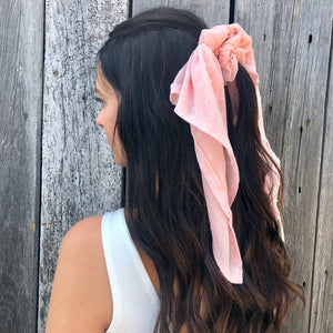 Hair Scarf - Blush Pink