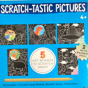 Scratch Art Kit- Dinosaurs