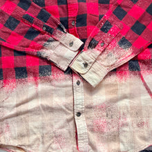Load image into Gallery viewer, Bleached Flannel Shirt