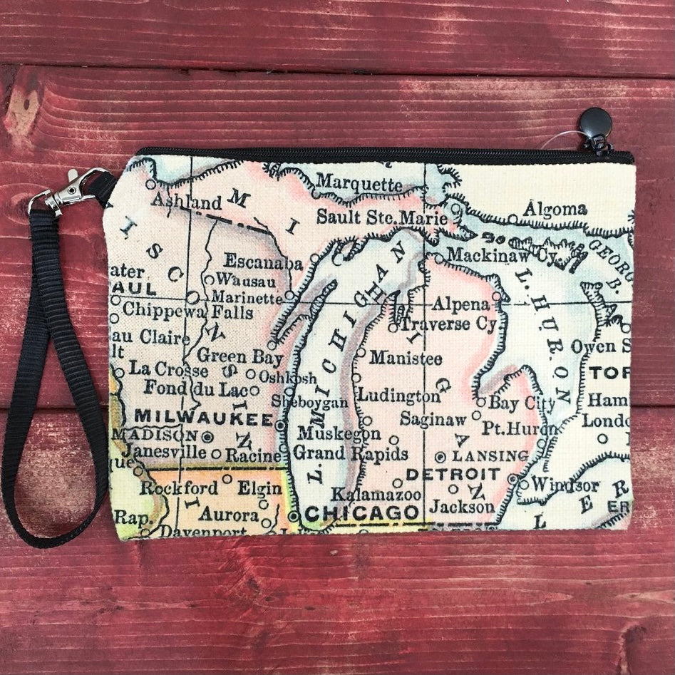 Wristlet- Midwest Map