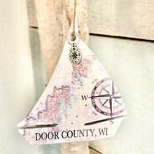 Load image into Gallery viewer, Ornament- Door County Sailboat