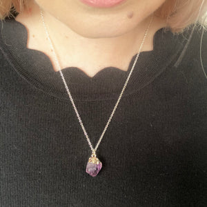 GS- Amethyst Necklace