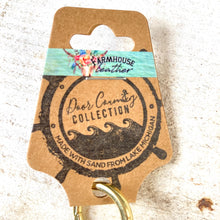 Load image into Gallery viewer, Door County Sand Keychain, Blue
